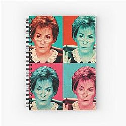 Judge Judy Pop Art Spiral Notebook