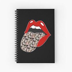 Judge Judy Red Lips Notebook