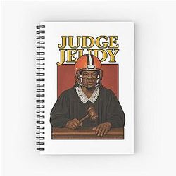 Judge Judy Cleveland Browns Spiral Notebook