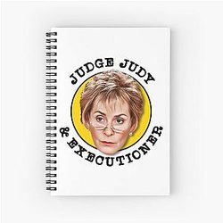 Judge Judy and Spiral Notebook