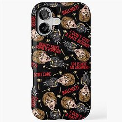 Black Judge Print iPhone Tough Case