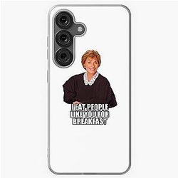 Judge Judy eats people like you for breakfast Samsung Galaxy Soft Case