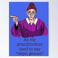 Judge Judy Yiddish Poster