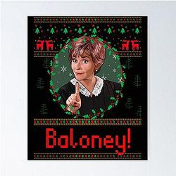 Judge Judy Ugly Christmas Sweater Poster