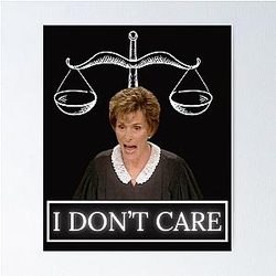 Judge Judy Only Judy Can Judge Me Poster