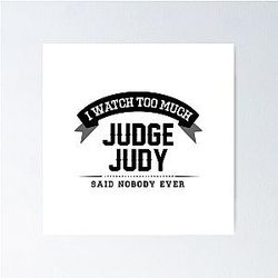 Judge Judy Watch Poster