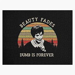 Beauty Fades in Forever Judge Judge Coffee Jigsaw Puzzle