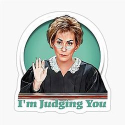 Judge Judy Sticker
