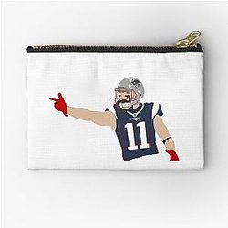 Julian Edelman Faceless Portrait Zipper Pouch