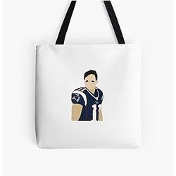 Julian Edelman Over Print Tote Bag
