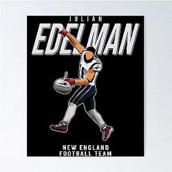 Julian Edelman New England Football Team Poster