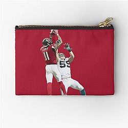 Julio Jones vs. Panthers Zipper Pouch