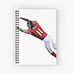 Julio Jones Graphic Spiral Notebook