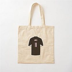 Julio Jones Jersey Cotton Tote Bag