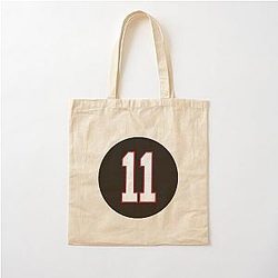 Julio Jones Number 11 Atlanta Falcons Inspired Cotton Tote Bag