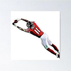 Julio Jones Graphic Poster