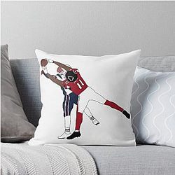 Atlanta Falcons Julio Jones Throw Pillow