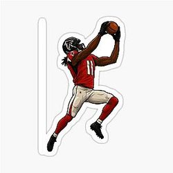 Julio Jones Football Sticker