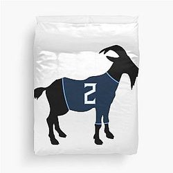 Julio Jones GOAT Duvet Cover