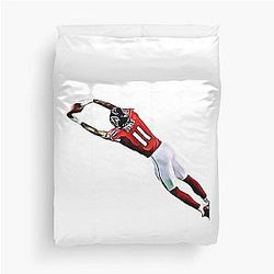 Julio Jones Graphic Duvet Cover