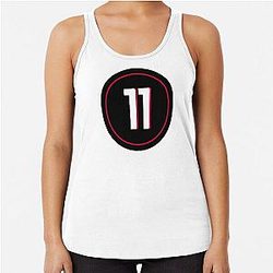 Julio Jones Number 11 Jersey Atlanta Falcons Racerback Tank Top