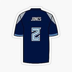 Julio Jones Jersey Sticker