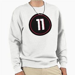 Julio Jones Number 11 Atlanta Falcons Pullover Sweatshirt