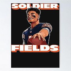 Chicago Bears Justin Fields Classic T-Shirt Poster