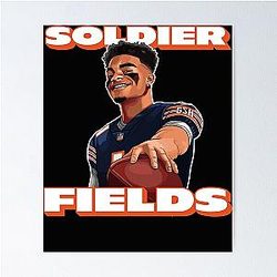 Justin Fields Chicago Bears Classic T-Shirt Poster
