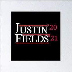 Justin Fields 2021 Bears Football Poster
