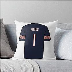 Justin Fields Jersey Pillow