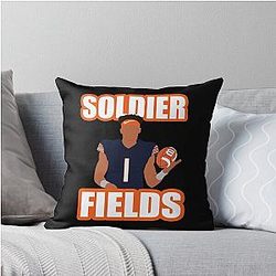 Justin Fields Classic Throw Pillow