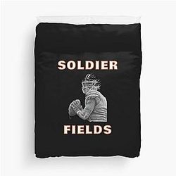 Justin Fields Bears Duvet Cover