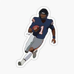 New Justin Fields Chicago Sticker