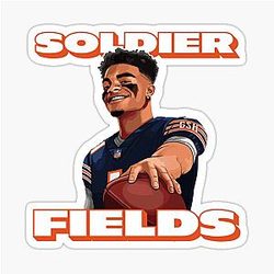 Justin Fields Chicago Bears Sticker