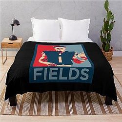 Justin Fields Bears Throw Blanket