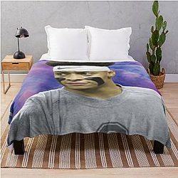 Justin Fields Bears Throw Blanket