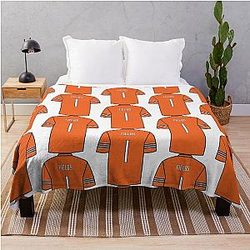 Justin Fields Jersey Throw Blanket