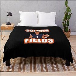Justin Fields Classic Throw Blanket