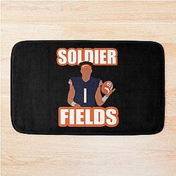 Justin Fields Classic T-Shirt Bath Mat