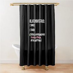 Shower Curtain with Justin Fields