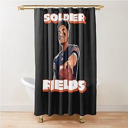 Justin Fields Chicago Bears Classic T-Shirt Shower Curtain