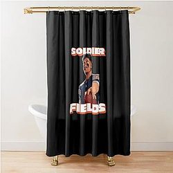Justin Fields Chicago Bears Shower Curtain