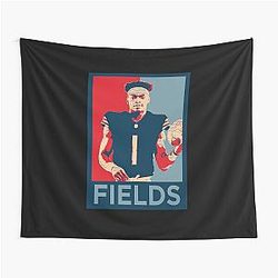 Justin Fields bears tapestry
