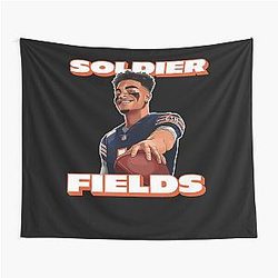 Justin Fields Chicago Bears Classic Tapestry