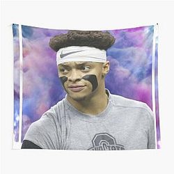 Justin Fields Bears Tapestry