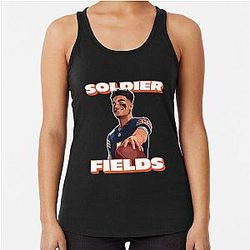 Justin Fields Chicago Bears Racerback Tank Top