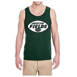 Green Justin Fields New York Logo Tank Top