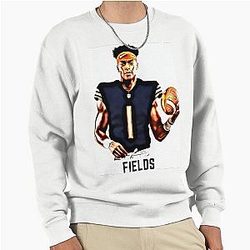 Justin Field's Bears Pullover Sweatshirt