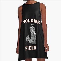 Justin Fields Bears A-Line Dress
